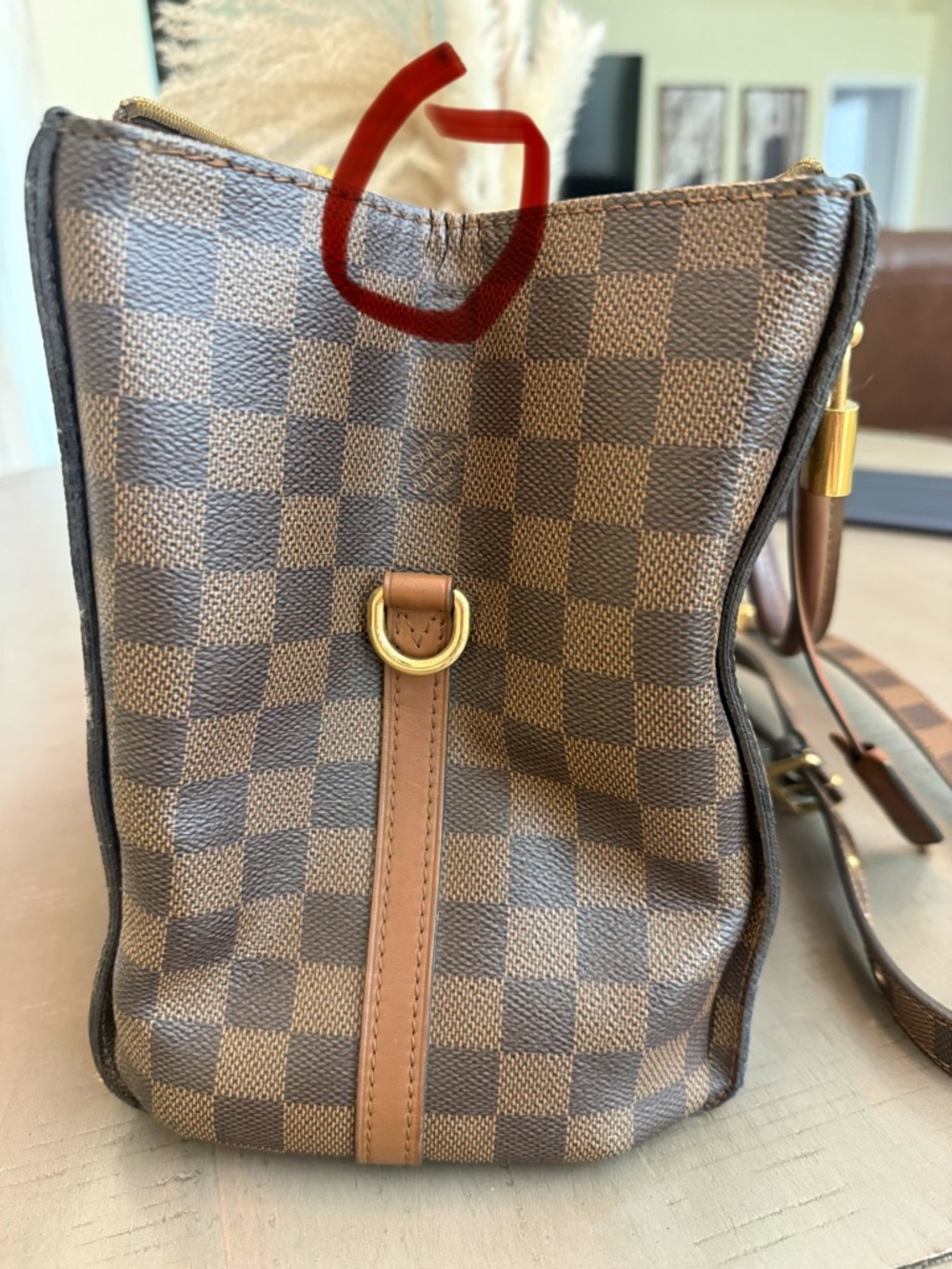 Authentic Louis Vuitton Greenwich PM - Damier Ebene with COA - Picture 11 of 16